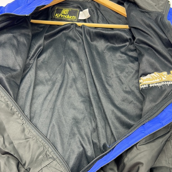 VINTAGE K-PRODUCTS MADE IN USA NEW HOLLAND EST 1895 MENS WINDBREAKER JACKET XXL - Picture 11 of 14